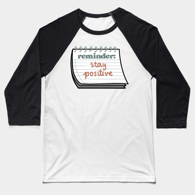 reminder note Baseball T-Shirt by nicolecella98